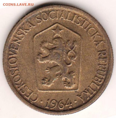 Чехословакия 1 крона 1964 г. до 20.03.22 г. в 23.00 - 020