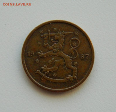 Финляндия 5 пенни 1937 г. до 17.03.22 - DSCN6056.JPG