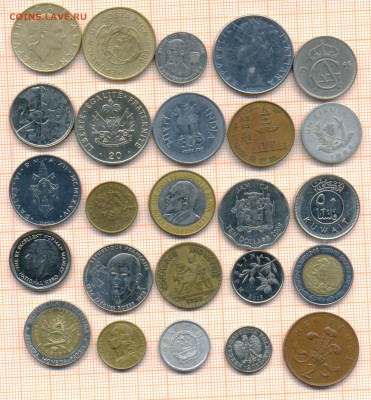 монеты разные 1 от 5 руб. фикс цена - лист 1а 001