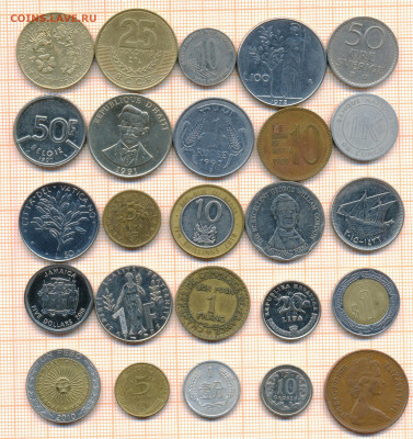 монеты разные 1 от 5 руб. фикс цена - лист 1 001