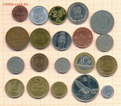 монеты разные 12 от 5 руб. фикс цена - лист 12 001