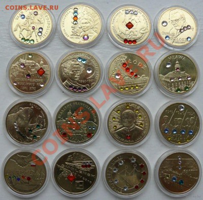 2 злотых с кристаллами Падеревски 2011 до 20.11 22-00-00 МСК - 1_650_2_zlotih_2011_300_let_palomnichestva_na_Yasnu_Ruru_s_kristallami_ochen_krasivaya_moneta_7941526