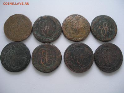 Пятаки 1769-1785 г.г. (8 шт) до 24.03.22 г. 22.00 - P1010003.JPG