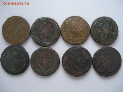 Пятаки 1769-1785 г.г. (8 шт) до 24.03.22 г. 22.00 - P1010001.JPG