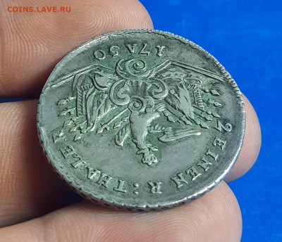 2 талера 1750 А Пруссия на Оценку - 3