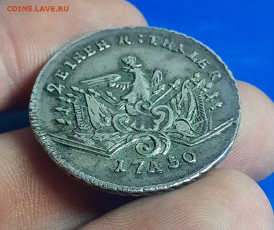 2 талера 1750 А Пруссия на Оценку - 4