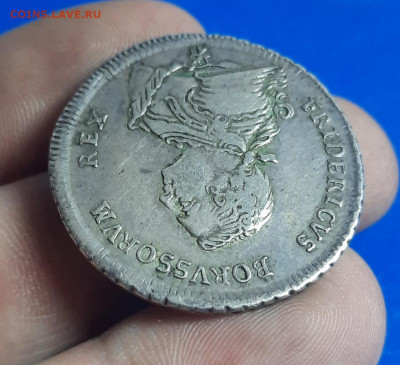 2 талера 1750 А Пруссия на Оценку - 5