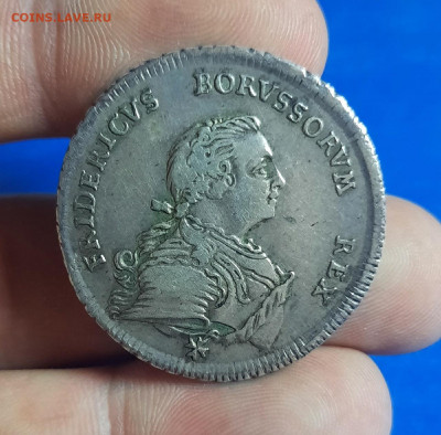 2 талера 1750 А Пруссия на Оценку - 7