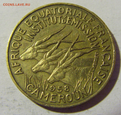 5 франков 1958 Камерун №1 25.03.2022 22:00 МСК - CIMG2237.JPG