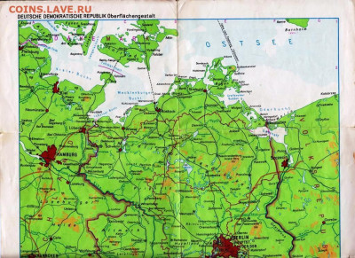 КАРТА дорожной сети ГДР 1969 г. до 25.03.22 г. в 23.00 - 009