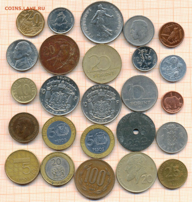 монеты разные 15 от 5 руб. фикс цена - лист 15 001