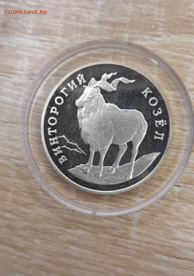 1 рубль Винторогий козел - 20220320_154936