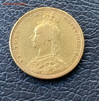 Соверен Золото 1892 год - оценка! - 94EC9F6B-39E2-44A1-AEE2-67E126B35D5C