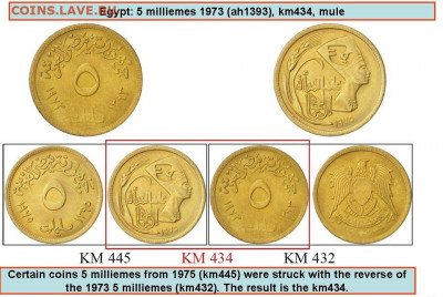 Египет 5 миллим 1973-1975 Год женщин перепутка мул до 27.03 - 5 миллим 1973-75