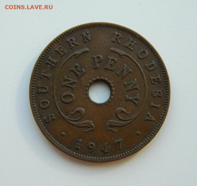 Британская Южная Родезия 1 пенни 1947 г. до 28.03.22 - DSCN3722.JPG