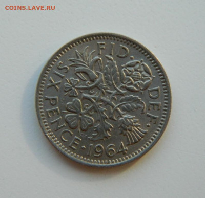 Великобритания 6 пенсов 1964 г. до 28.03.22 - DSCN3758.JPG