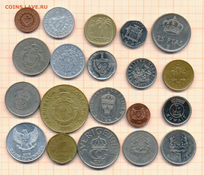монеты разные 7 от 5 руб. фикс цена - лист 7а 001