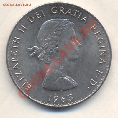 ЧЕРЧИЛЬ 1крона 1965г (25пенсов) шайба по 100р - Изображение 1953