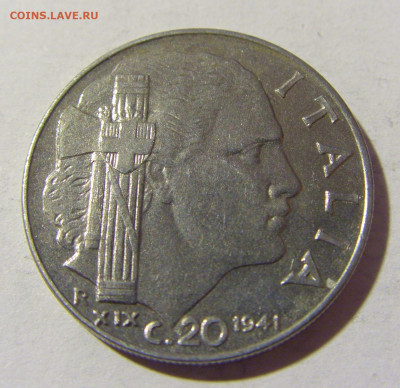20 чентезимо 1941 Италия №1и 01.04.2022 22:00 МСК - CIMG4111.JPG