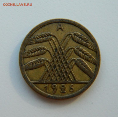 Германия 5 рейхспфеннигов 1926 г. "А"  до 31.03.22 - DSCN3717.JPG