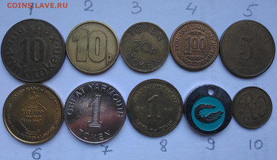 ФИКС иностранные жетоны по 30 руб №4 до 02.04.2022 22-00 мск - Жетоны по 30 р 4