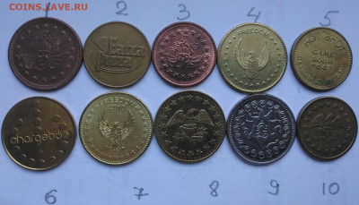 ФИКС иностранные жетоны по 30 руб №5 до 02.04.2022 22-00 мск - Жетоны по 30 р 50
