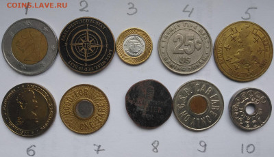 ФИКС иностранные жетоны по 40 руб №1 до 02.04.2022 22-00 мск - Жетоны по 40 р 10