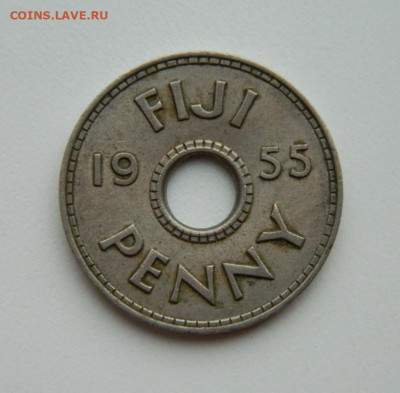 Британские Фиджи 1 пенни 1955 г. до 31.03.22 - DSCN3962.JPG