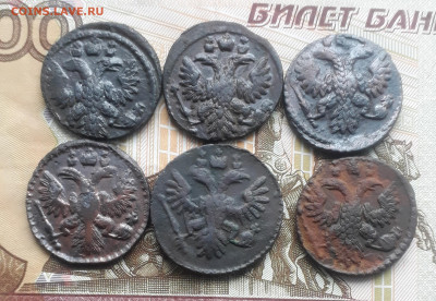 Полушки 1731,35,36 года - 20220327_105514