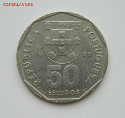 Португалия 50 эскудо 1988 г. (Парусник) до 31.03.22 - DSCN3887.JPG