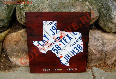 Карты License Plate Art and Maps из автомобильных номерных знаков - Карта 2