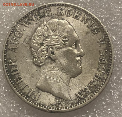 6 Талера 1847 Саксония, нечастый. - 197924 (1)