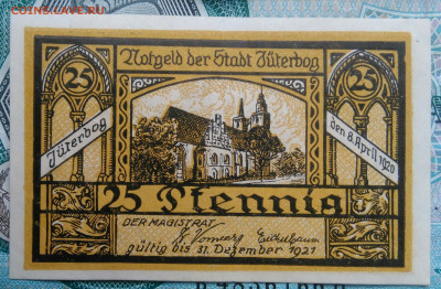 нотгельд Германии 25 пфеннигов 1921 года до 31.03.2022 - IMG_20220328_005802