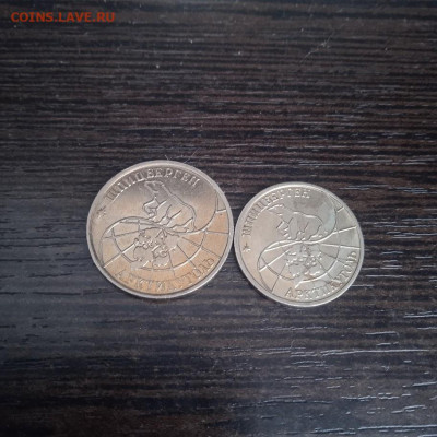 Шпицберген 1993 ,10 и 25 рублей - Шпицберген 1993