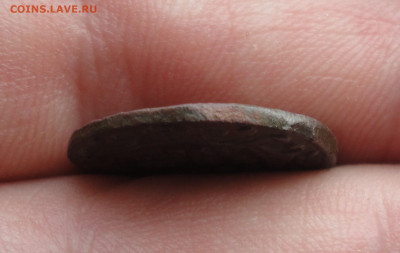 Кладовая полушка 1735 года. Гладкий гурт.  До 31.03.22. - DSC09491.JPG