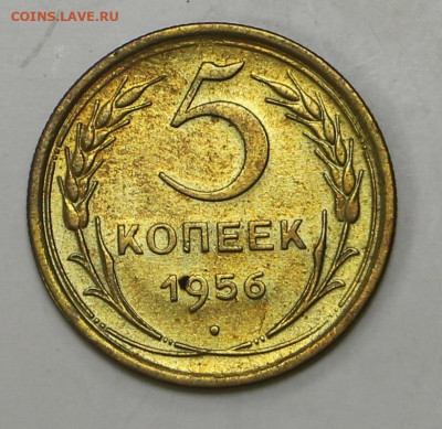 5 коп 1956 год штемп. блеск - 1,04,22 в 22.00 - IMG_4949.JPG