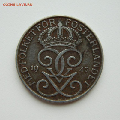 Швеция 5 эре 1943 г. (Железо) до 31.03.22 - DSCN3978.JPG