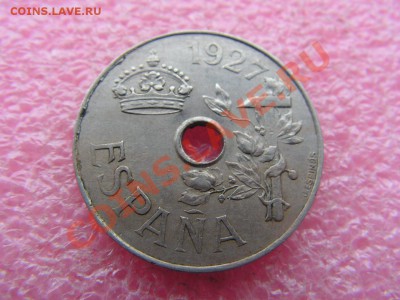 -Испания- 25 сантимов 1927 -- 18 ноября 22-00 - 27.JPG
