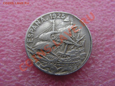 -Испания- 25 сантимов 1925 -- 18 ноября 22-00 - 25.JPG