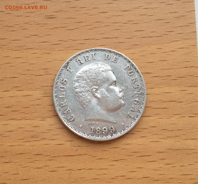 Португалия 500 реалов рейс 1899 Карлос I Серебро - IMG_6815.JPG