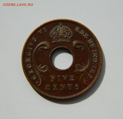 Британская Восточная Африка 5 центов 1942 г. до 04.04.22 - DSCN4048.JPG