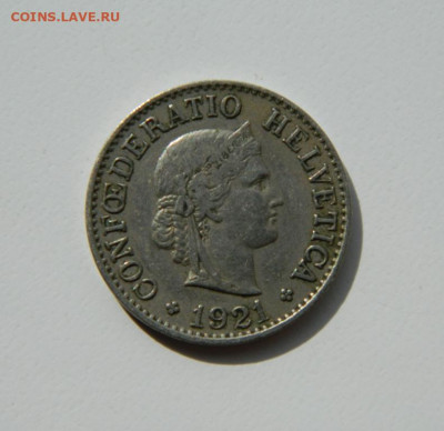 Швейцария 10 раппенов 1921 г. до 04.04.22 - DSCN4041.JPG