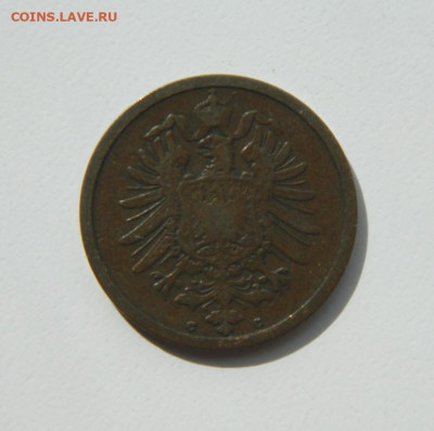 Германия 2 пфеннига 1875 г. "С" до 04.04.22 - DSCN4061.JPG