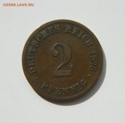 Германия 2 пфеннига 1875 г. "С" до 04.04.22 - DSCN4062.JPG