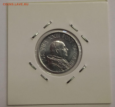Ватикан 5 лир 1961. UNC. Тираж - 25 000 шт. - 7