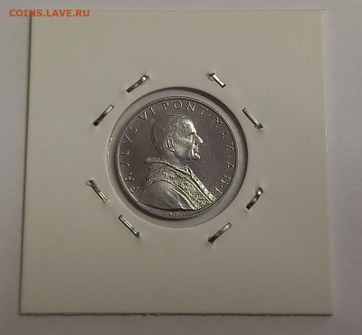 Ватикан 5 лир 1963. UNC. Тираж - 60 000 шт. - 8
