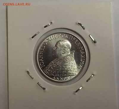 Ватикан 10 лир 1962. Консилиум. UNC Тираж - 50 000 шт. - 10