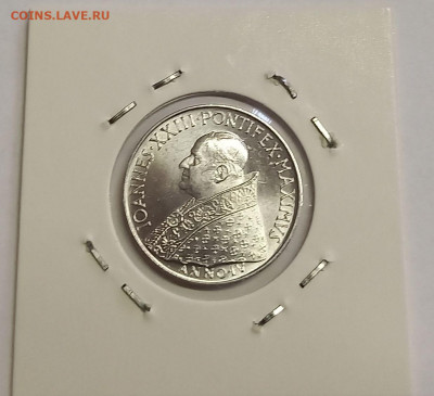 Ватикан 10 лир 1962. Консилиум. UNC Тираж - 50 000 шт. - 9