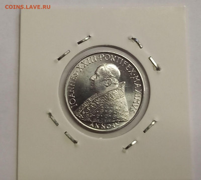 Ватикан 10 лир 1962. Консилиум. UNC Тираж - 50 000 шт. - 7