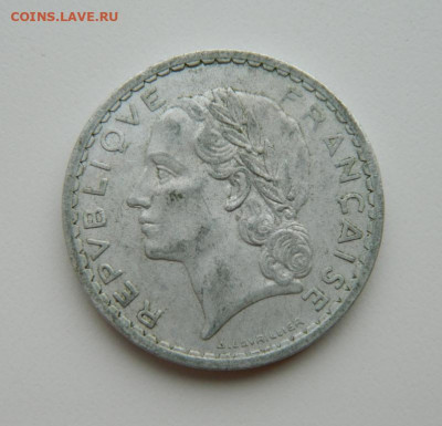 Франция 5 франков 1947 г. до 04.04.22 - DSCN4072.JPG